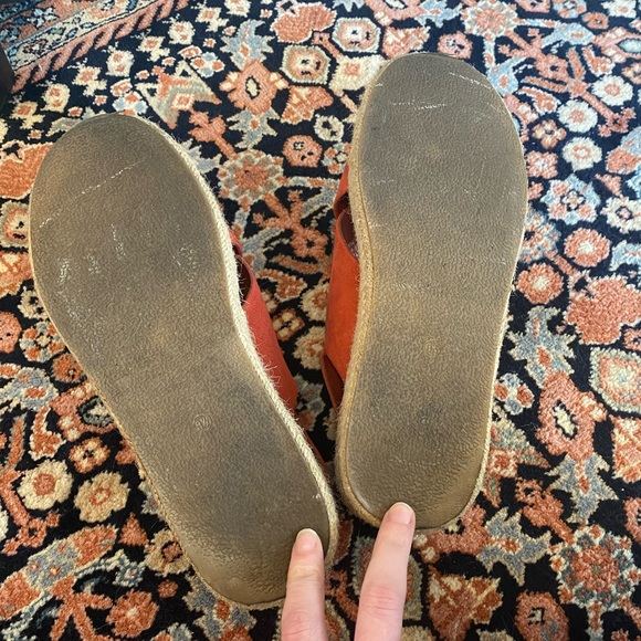 Red Espadrille Sandals - Picture 4 of 5